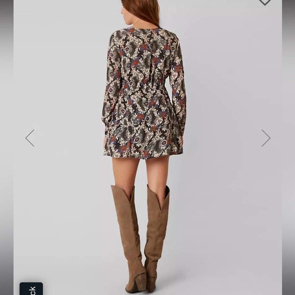 Stealing Fire Henley Dress FREE PEOPLE - Picture 2 of 2